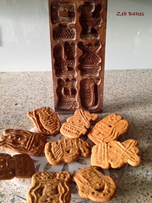 Speculaas Mould and Biscuits